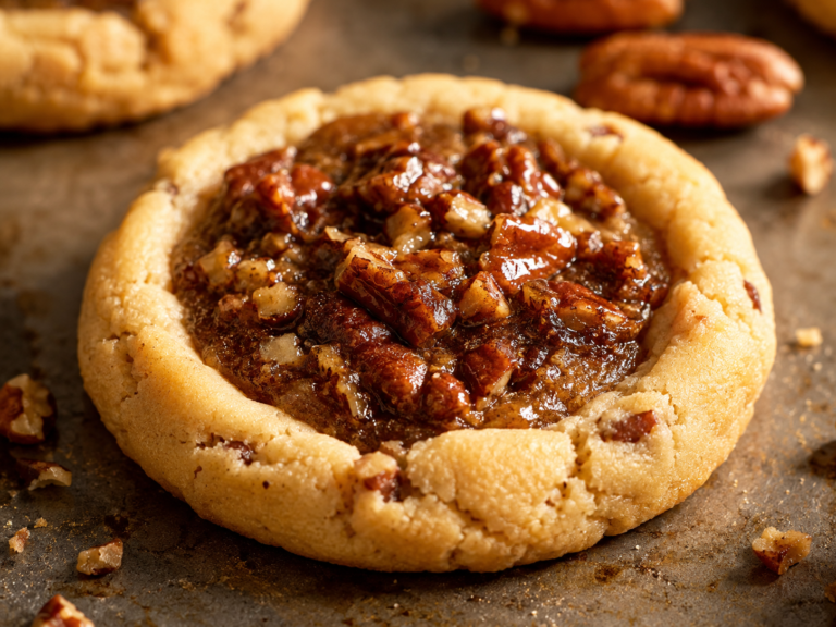 Pecan Pie Cookies with Spiced Pecans