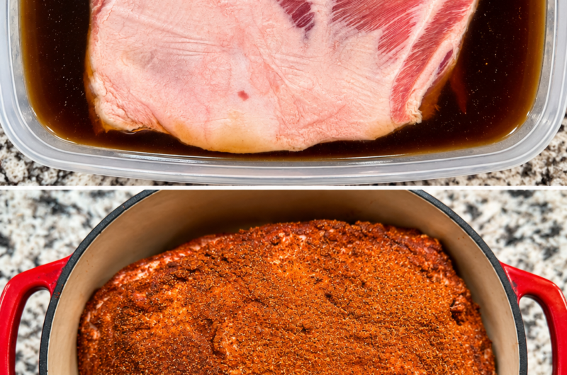 Smoked Pulled Pork with Molasses Brine